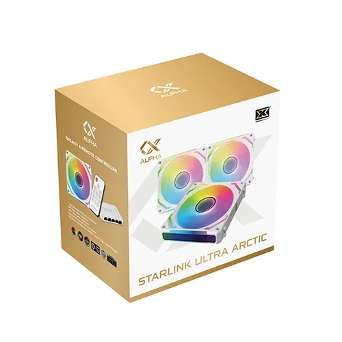Xigmatek Starlink Ultra Arctic 3 In 1 ARGB Casing Fan