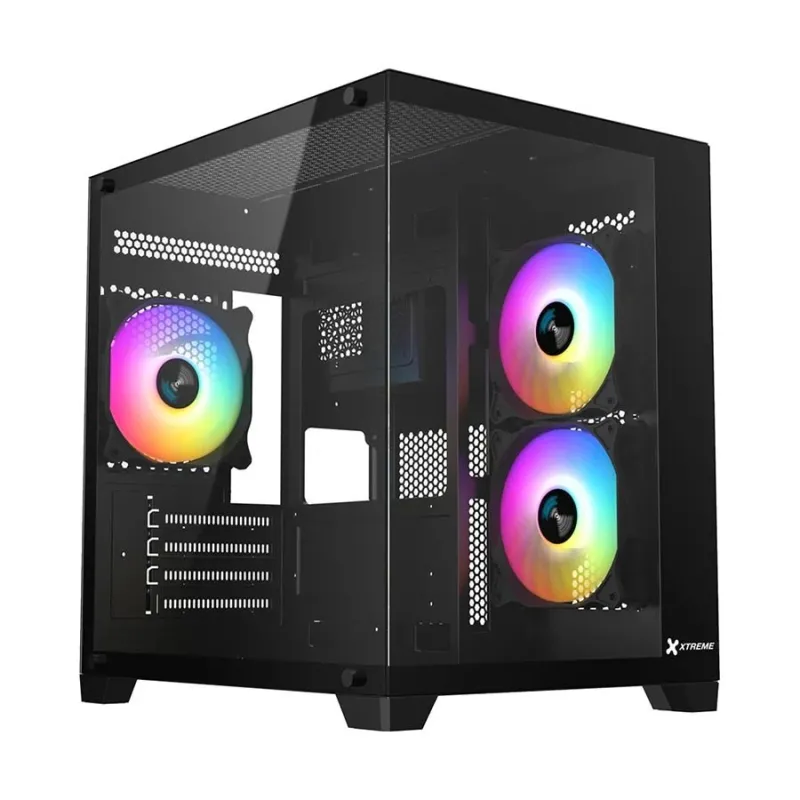 Xtreme S270B ARGB Mid Tower Casing With 3 ARGB Fan