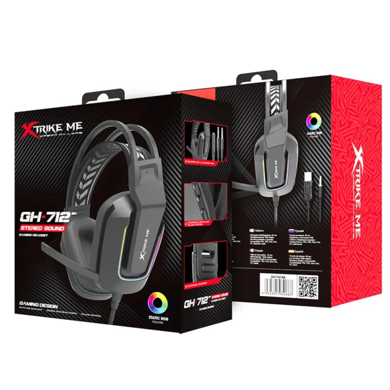 Xtrike Me GH-712 RGB Gaming Headphone