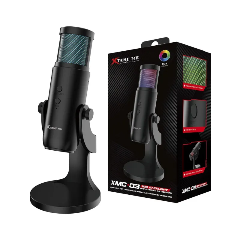 Xtrike Me XMC-03 Omnidirectional RGB Gaming Microphone