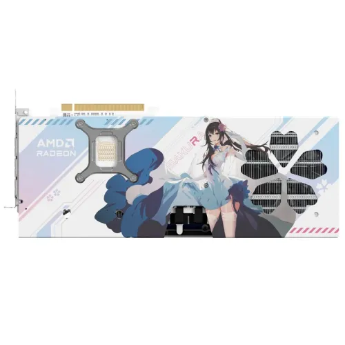 Yeston Sakura Radeon RX 9070 16G GDDR6 Graphics Card