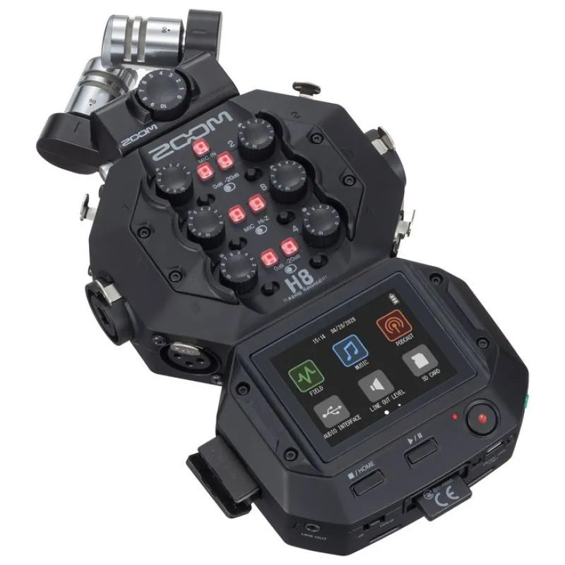 Zoom H8 8-Input, 12-Track Portable Handy Recorder
