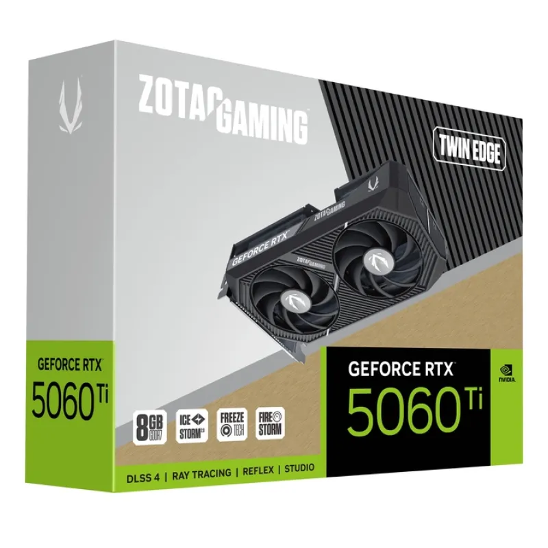 ZOTAC GAMING GeForce RTX 5060 Ti Twin Edge 8GB GDDR7 Graphics Card