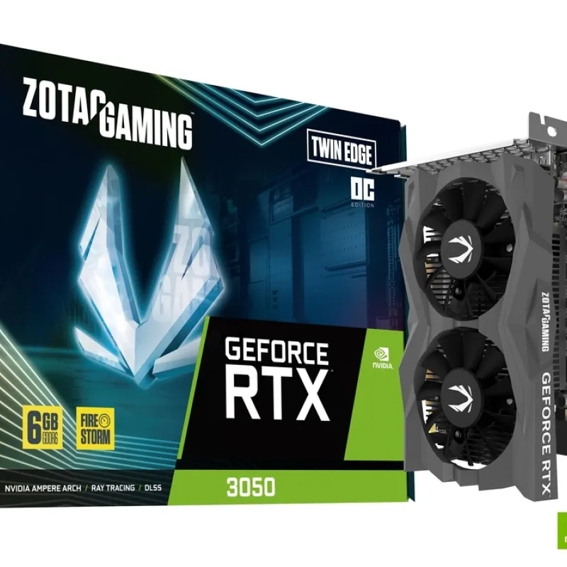 Zotac GAMING GeForce RTX 3050 Twin Edge OC 6GB GDDR6 Graphics Card