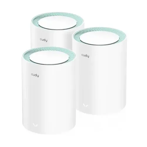 Cudy M1300 AC1200 Dual Band Gigabit Mesh Router (3 Pack)
