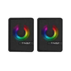 T-Wolf S3 Portable Wired RGB Gaming Speaker