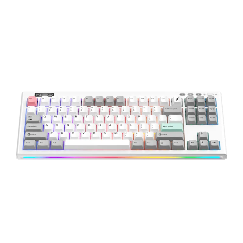 1STPlayer NEO87 Frost Wave Tri-Mode RGB Mechanical Keyboard