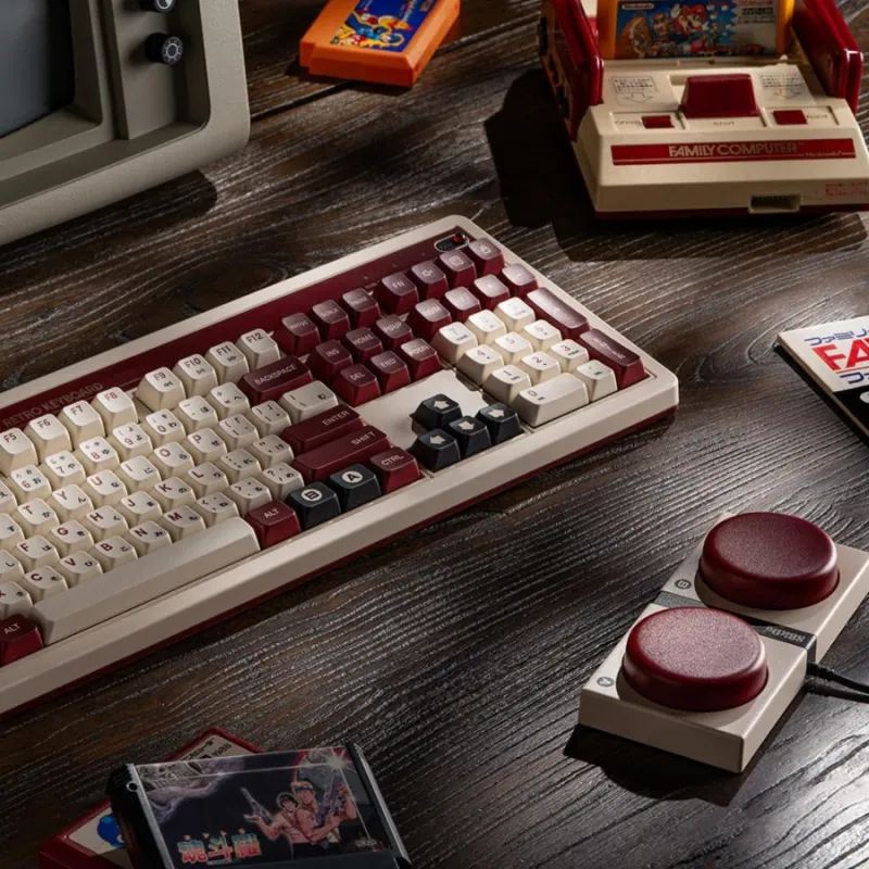 8BitDo Retro Tri-Mode Mechanical Keyboard 8BitDo Retro Tri-Mode Mechanical Keyboard