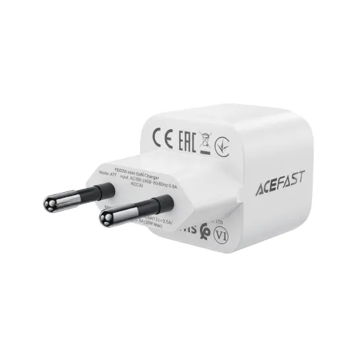 ACEFAST A77 Mini PD30W Fast GaN Charger With Cable