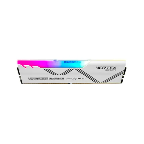 AITC Kingsman Vertex RGB 16GB DDR5 7200MHz Gaming Desktop RAM White