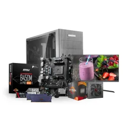 AMD Ryzen 5 5600G Processor With MSI B450M-A Pro Max II Motherboard PC
