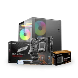 AMD Ryzen 5 7600 Processor With MSI PRO A620M-E Motherboard PC