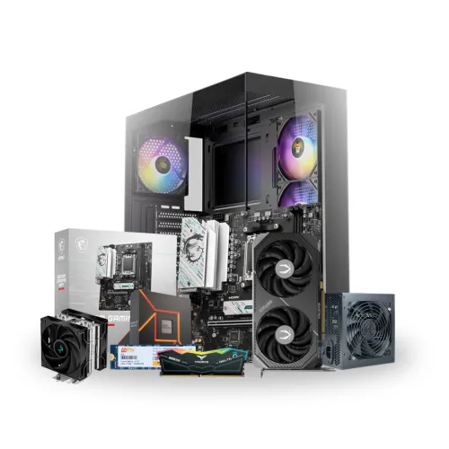 AMD Ryzen 7 7700 Processor With MSI B650M Gaming WIFI Motherboard PC