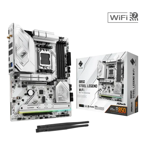 ASRock B850 STEEL LEGEND WIFI AM5 DDR5 ATX Motherboard
