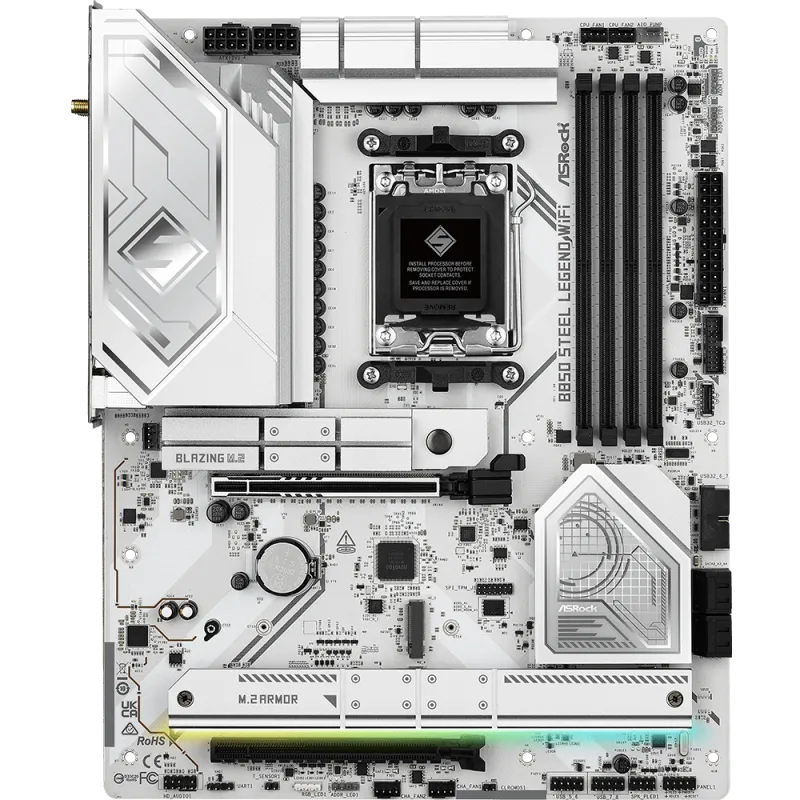ASRock B850 STEEL LEGEND WIFI AM5 DDR5 ATX Motherboard
