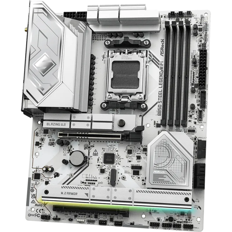 ASRock B850 STEEL LEGEND WIFI AM5 DDR5 ATX Motherboard