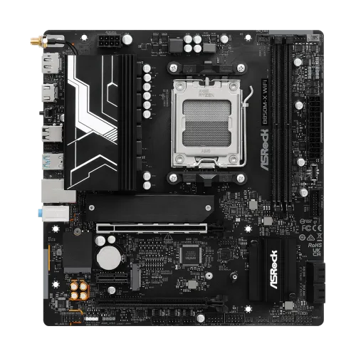 ASRock B850M-X WiFi AM5 DDR5 Micro ATX Motherboard