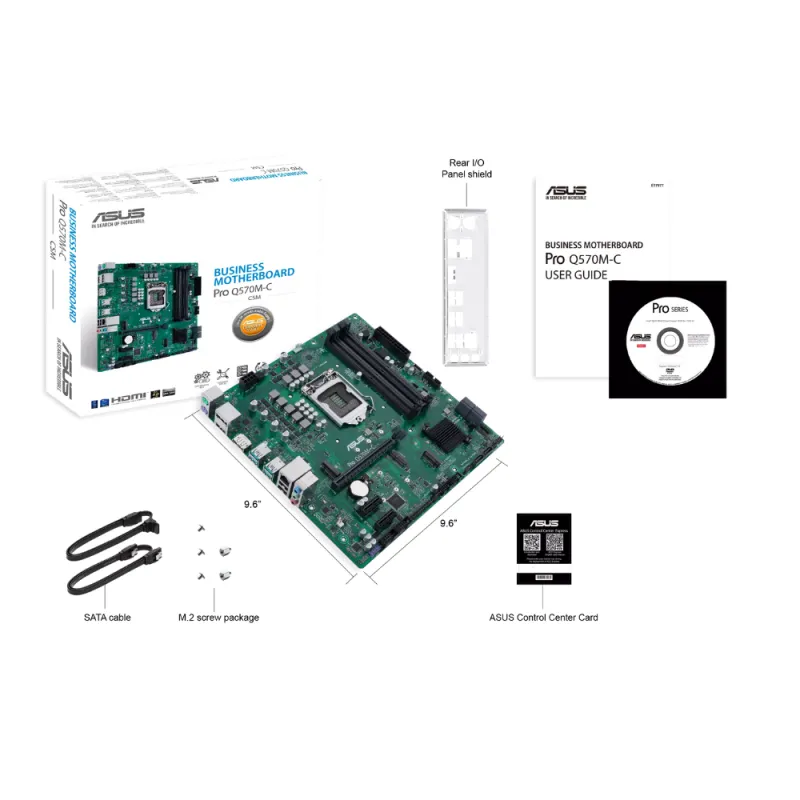 ASUS Pro Q570M-C/CSM LGA1200 mATX Motherboard