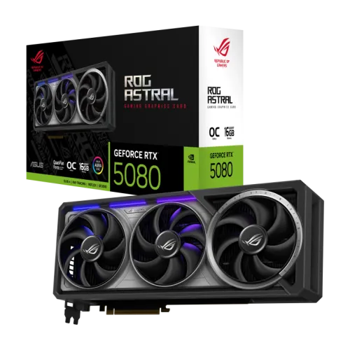 ASUS ROG Astral GeForce RTX 5080 16GB GDDR7 OC Edition Graphics Card