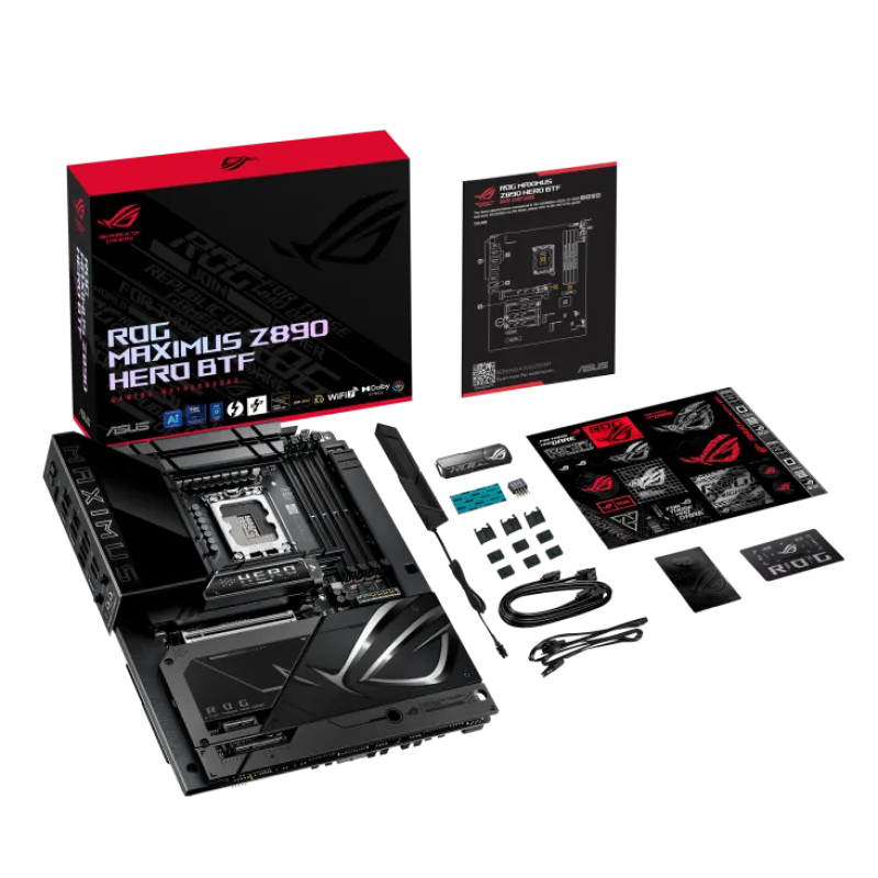 ASUS ROG MAXIMUS Z890 HERO BTF LGA1851 ATX Motherboard