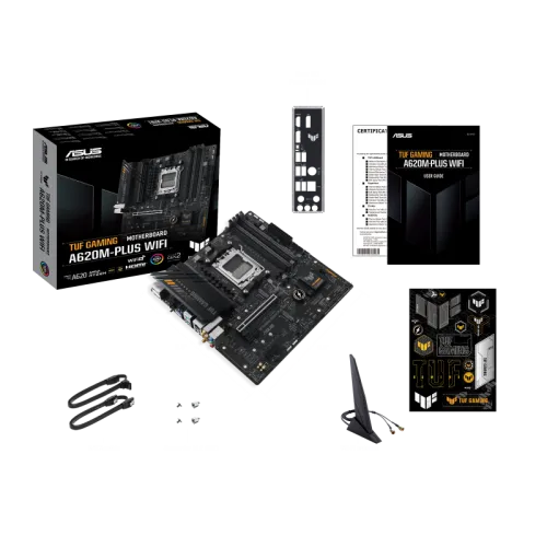 ASUS TUF GAMING A620M-PLUS WIFI AMD AM5 Micro-ATX Motherboard