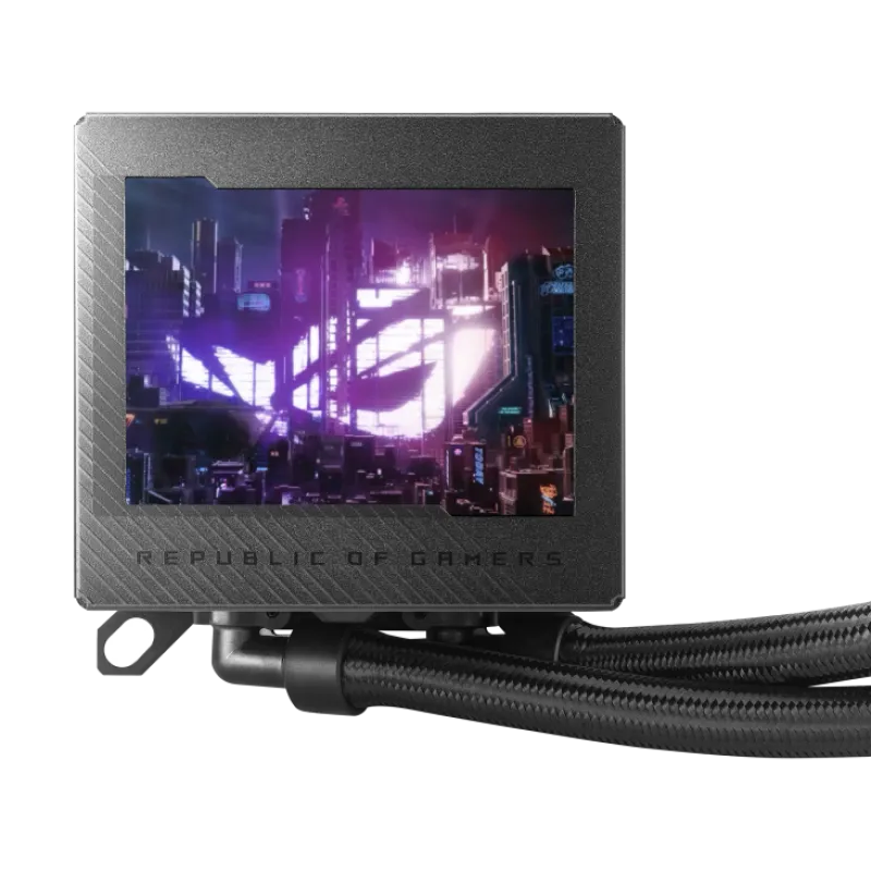 Asus ROG RYUJIN III 360 AIO 3.5" LCD Display Liquid CPU Cooler