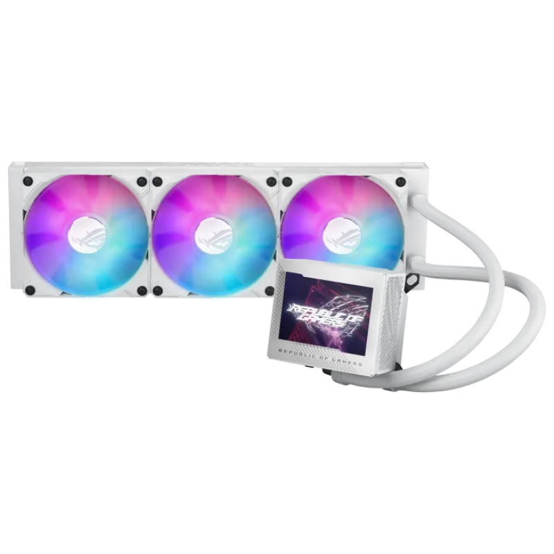 Asus ROG RYUJIN III 360 ARGB White AIO 3.5" LCD Display Liquid CPU Cooler