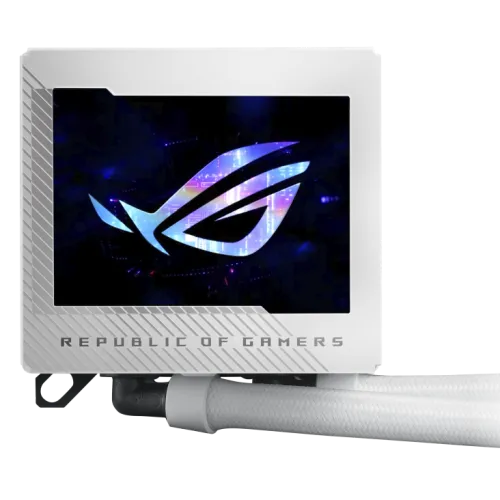 Asus ROG RYUJIN III 360 ARGB White AIO 3.5" LCD Display Liquid CPU Cooler
