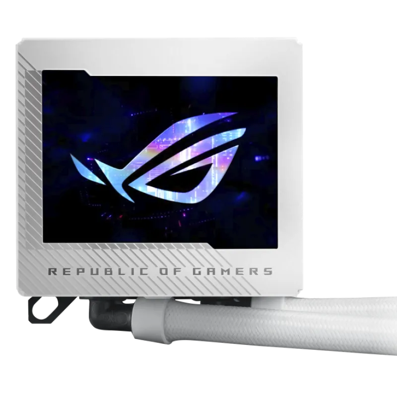 Asus ROG RYUJIN III 360 ARGB White AIO 3.5" LCD Display Liquid CPU Cooler