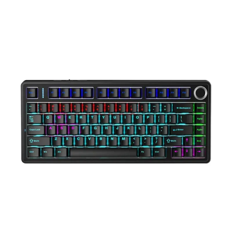 AULA F75 RGB Backlit Wired Hot Swappable Mechanical Keyboard
