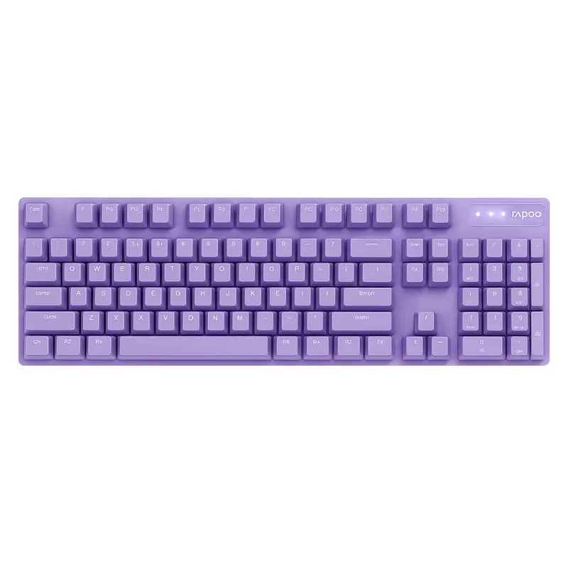 Rapoo V500 PRO Backlit USB Mechanical Gaming Keyboard Purple