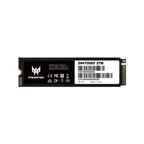 Acer Predator GM7000 2TB PCIe4.0 M.2 SSD With DRAM