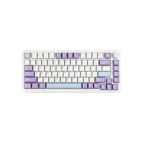 Ajazz AK820 MAX HE Mechanical Keyboard Purple White Blue