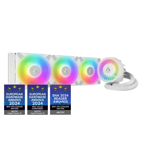 Arctic Liquid Freezer III 360MM ARGB Liquid CPU Cooler White