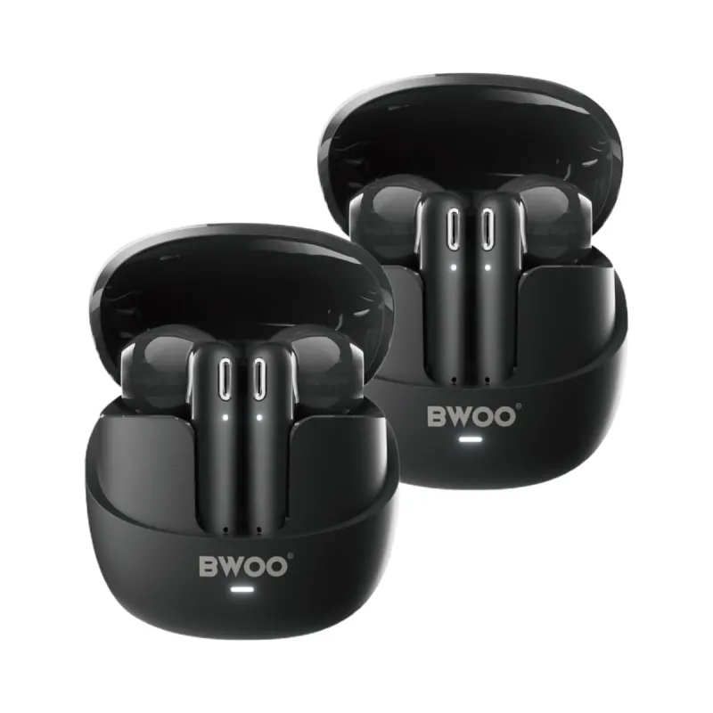 BWOO BO-BW98-BK TWS True Stereo Wireless Earbuds BWOO BO-BW98-BK TWS True Stereo Wireless Earbuds
