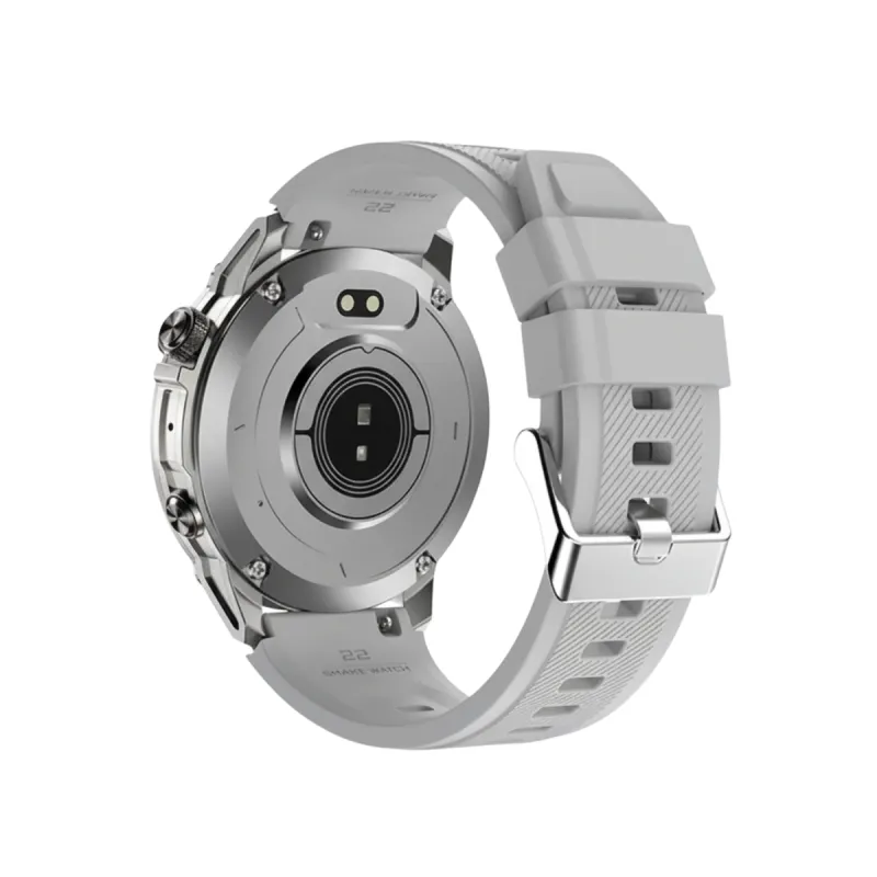 Blisbond Storm AMOLED Display Bluetooth Calling Smart Watch Silver