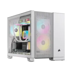 Corsair 2500D AIRFLOW Mid-Tower Dual Chamber PC Case - White
