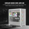 Corsair 5000D CORE AIRFLOW Mid-Tower ATX PC Case — White