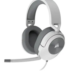 Corsair HS55 Stereo 3.5mm Wired Gaming Headphone Carbon White