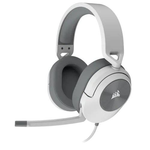 Corsair HS55 Stereo 3.5mm Wired Gaming Headphone Carbon White