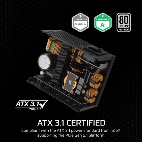 Corsair SF Series SF850 Fully Modular 80 PLUS Platinum SFX Power Supply (UK)
