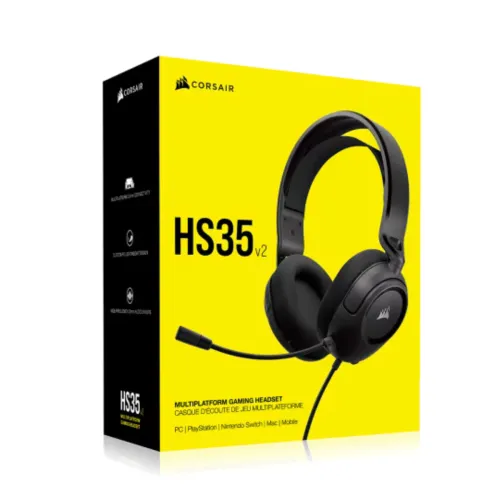 Corsair HS35 V2 Stereo Multiplatform Wired Gaming Headphone