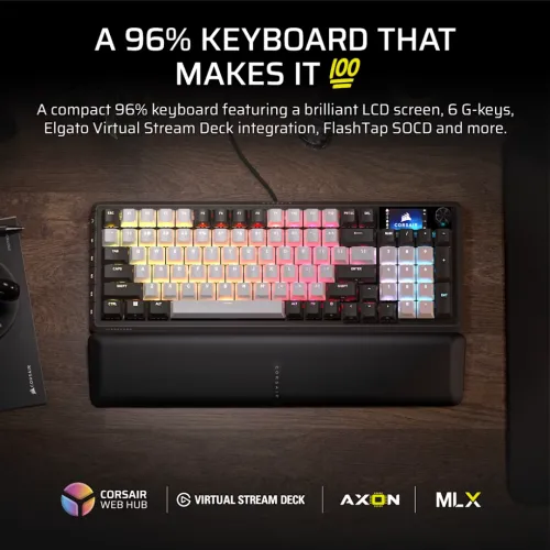 Corsair Vanguard 96 MLX Pulse Switch Mechanical Gaming Keyboard