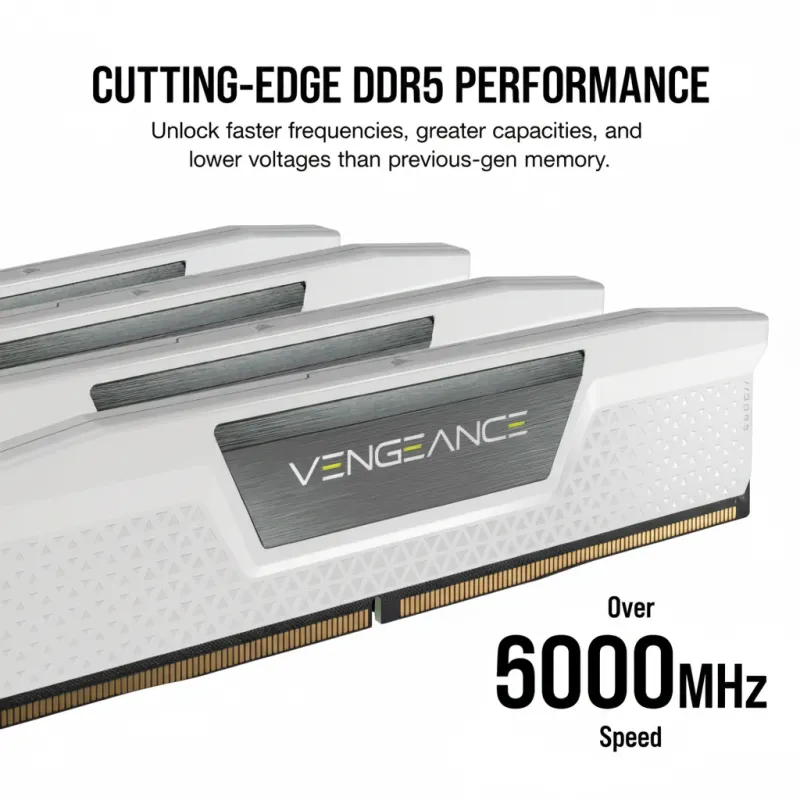 Corsair VENGEANCE 16GB DDR5 6000MHz CL36 RAM White
