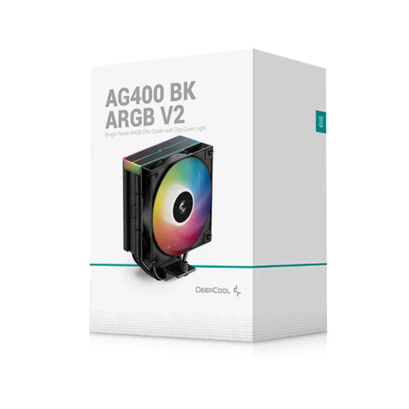 DeepCool AG400 BK ARGB V2 120mm CPU Air Cooler