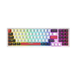 Furycube R78 Mechanical RGB Gaming Keyboard Black White