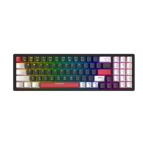 Furycube R78 Mechanical RGB Gaming Keyboard White Black