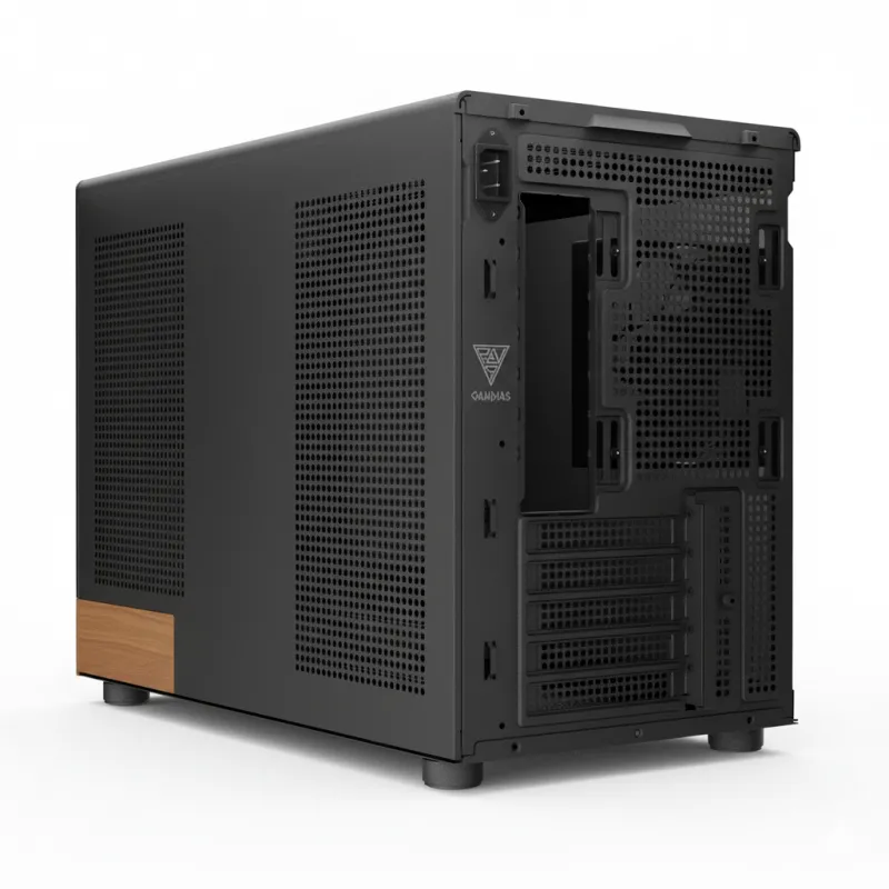 Gamdias ATHENA M4M WOOD mATX Mini Tower Gaming Casing