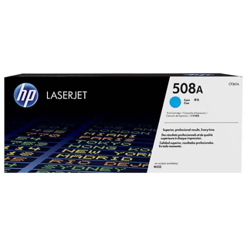 HP 508A Cyan Original LaserJet Toner (Bundle With Full Set)