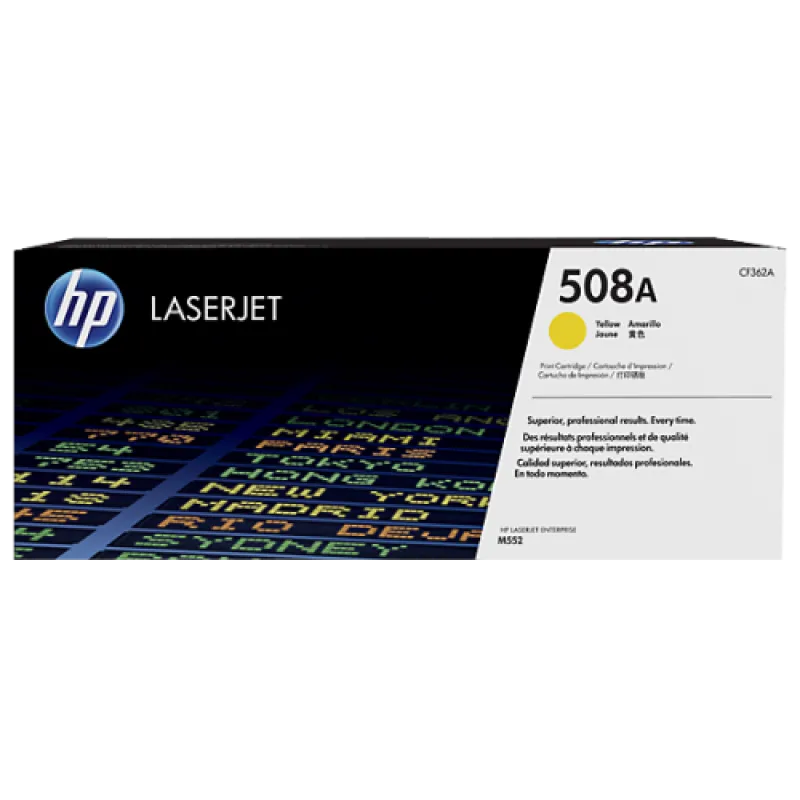 HP 508A Yellow Original LaserJet Toner (Bundle With Full Set)